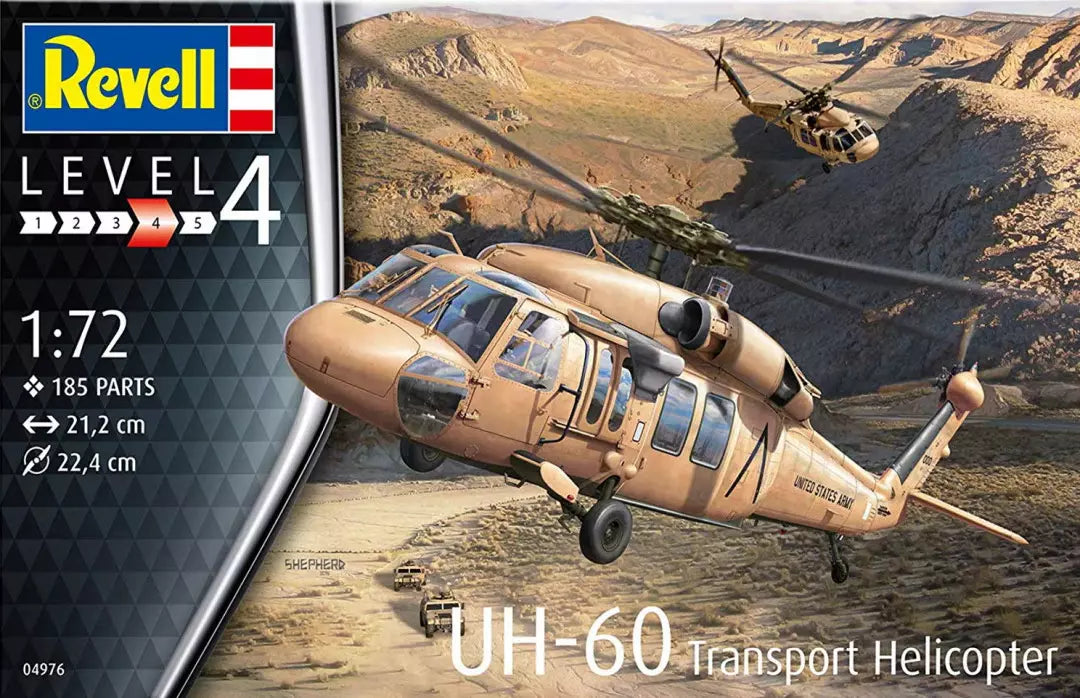 Revell UH-60 Transport Helicopter Model Kit (See Description)