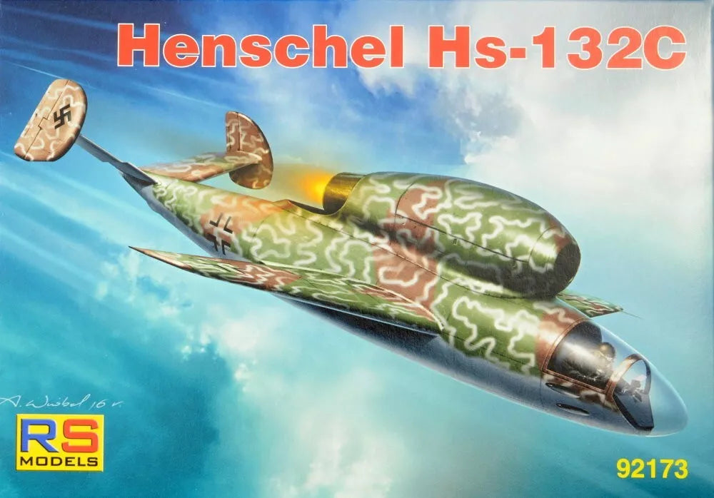 RS Model 1/72 Henschel Hs-132C 92173 Model Kit