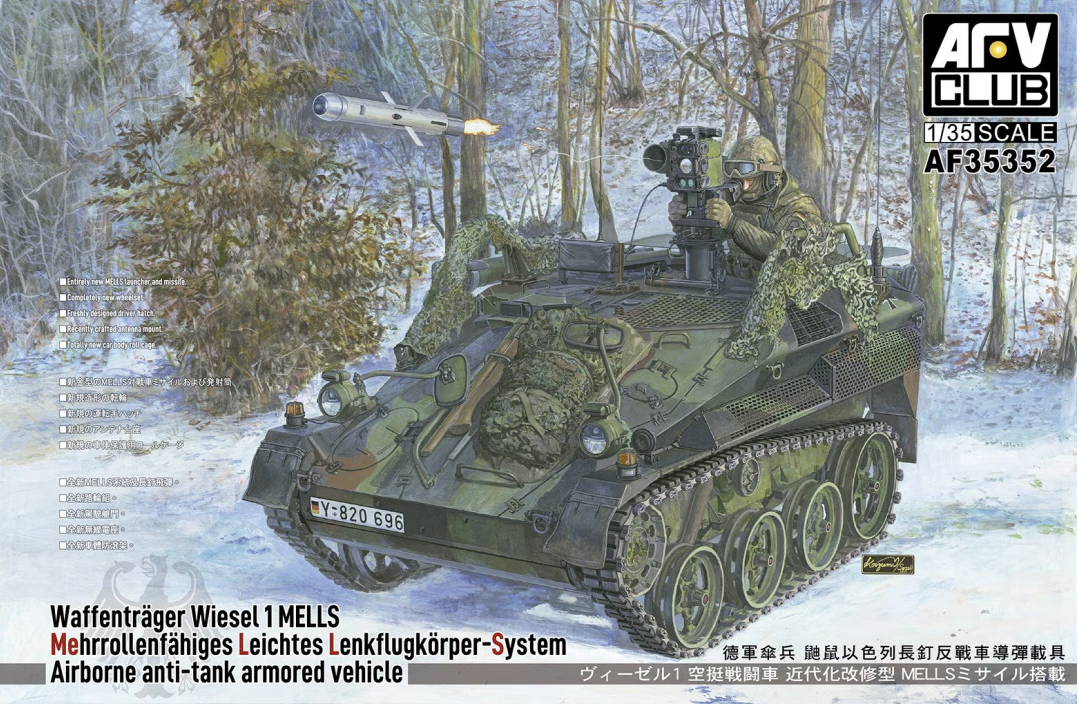 AFV 1/35 35352 Waffenträger Wiesel 1 MELLS Model Kit