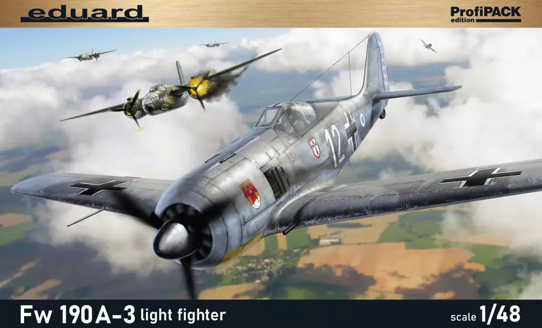 Eduard 1/48 82141 Fw 190A-3 Light Fighter ProfiPACK Edition Model Kit
