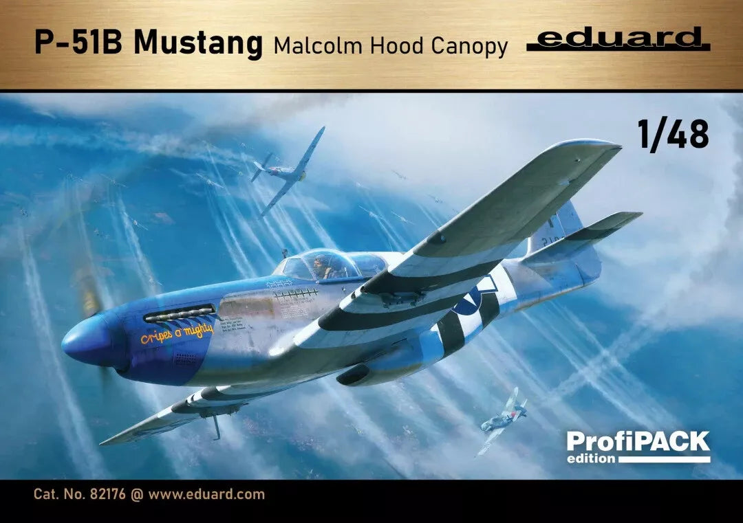 Eduard 1/48 82176 P-51B Mustang Malcolm Hood Canopy (ProfiPACK Edition)