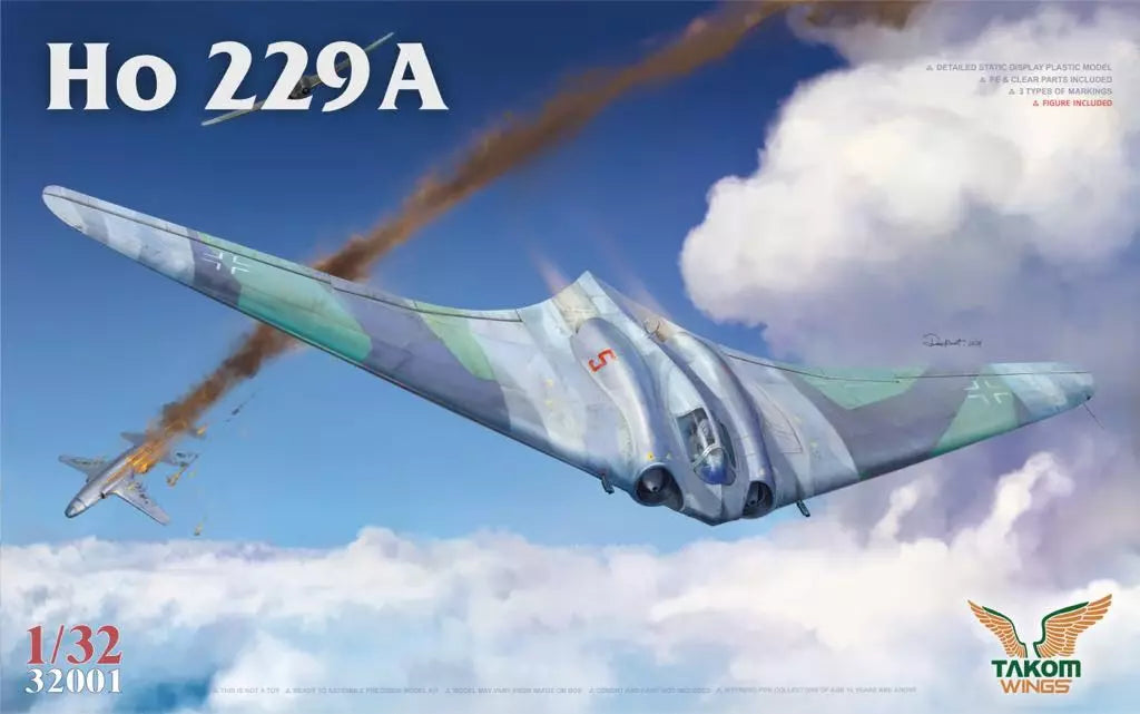 Takom 1/32 32001 Ho 229A Model Kit