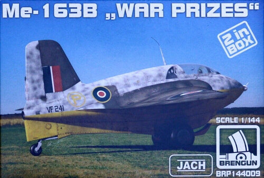 Brengun 1/144 Me-163B 'War prizes' 2-in-1 Model Kit