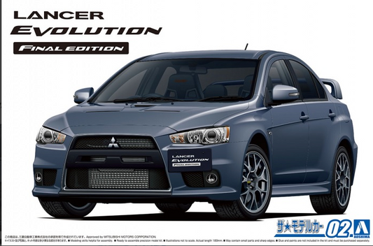 Aoshima 1/24 Mitsubishi CZ4A Lancer Evolution Final Edition '15