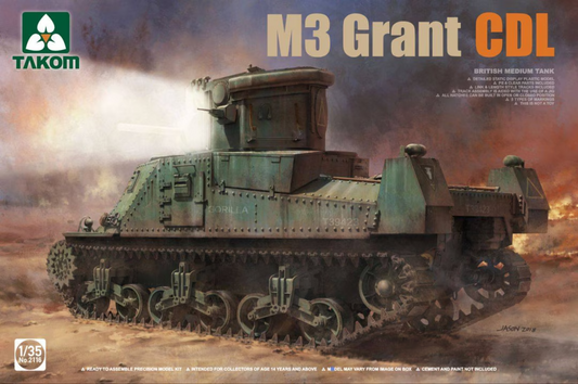 Takom 1/35 2116 M3 Grant CDL Model Kit