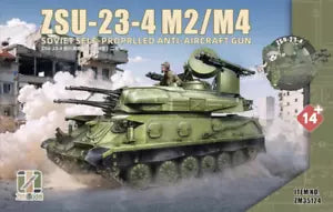 Zimi 35124 1/35 ZSU-23-4 M2 / M4 Soviet Self-propelled Anti-Air Gun Model Kit