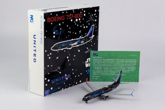 NG Models 1/400 United Airlines 737-800/w N36272 Star Wars Rise of Skywalker w/ scimitar winglets