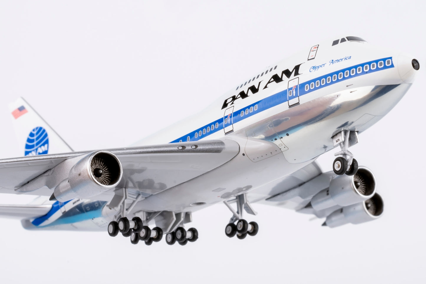 NG Models 1/400 Pan American World Airways - Pan Am 747SP N529PA  "Clipper America"