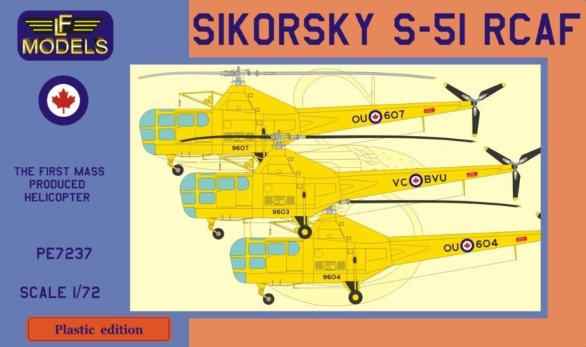 LF Model 1/72 7237 Sikorsky S-51 RCAF – Gibney Models
