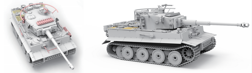 Border Model 1/35 Imperial Japanese Army Tiger I w/ Resin Figure BT-023