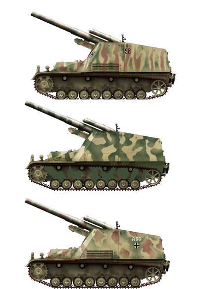 Border Model 1/35 15cm s.FH 18/1 Hummel Sd. Kfz. 165 Early Production BT-032
