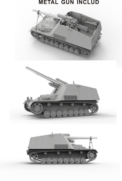 Border Model 1/35 15cm s.FH 18/1 Hummel Sd. Kfz. 165 Early Production BT-032