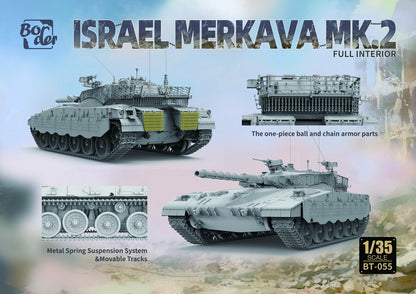 Border Model 1/35 Israel Merkava Mk.2 W/ Full Interior & Workable Tracks BT-055