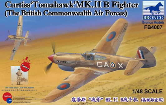 Bronco Models 1/48 Curtiss 'Tomahawk' Mk.II B Fighter