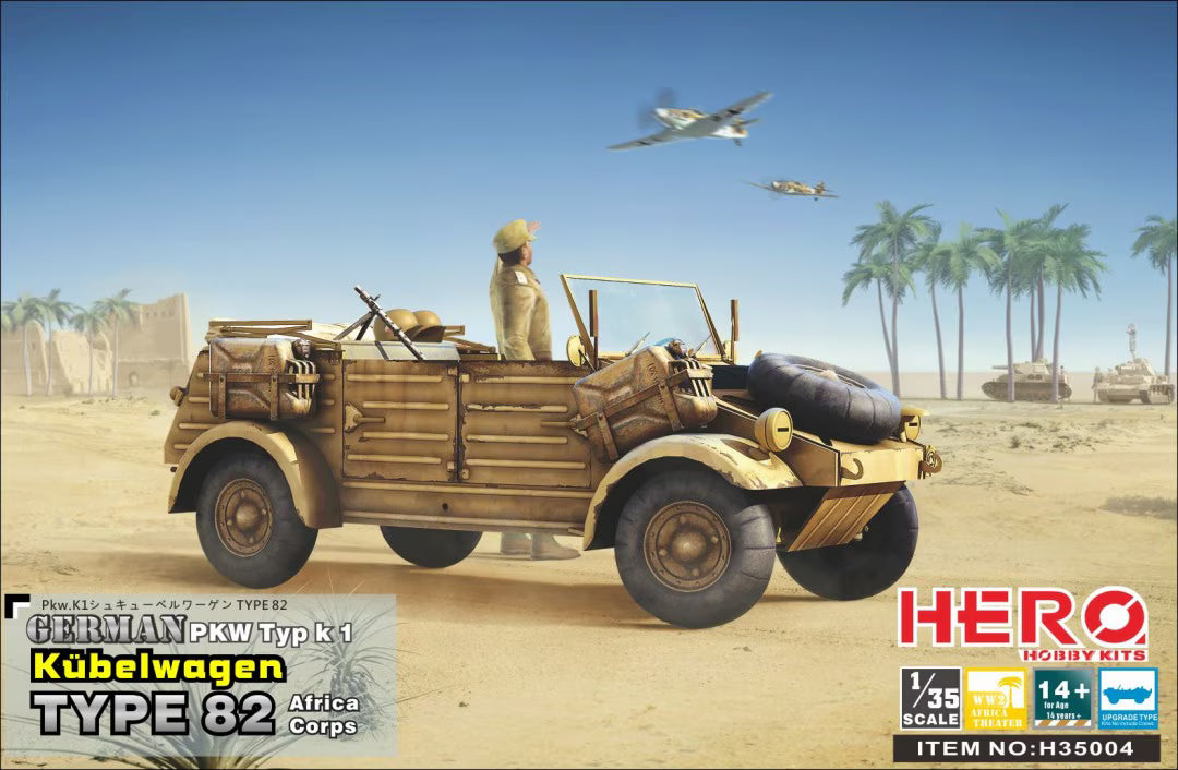Hero Hobby 1/35 German PKW Typ k1 Kübelwagen Type 82