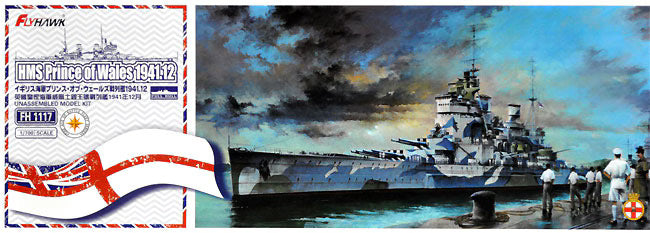 FlyHawk 1/700 HMS Prince of Wales Battleship Model Kit