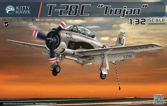 Kitty Hawk 1/32 T-28C Trojan Model Aircraft Kit