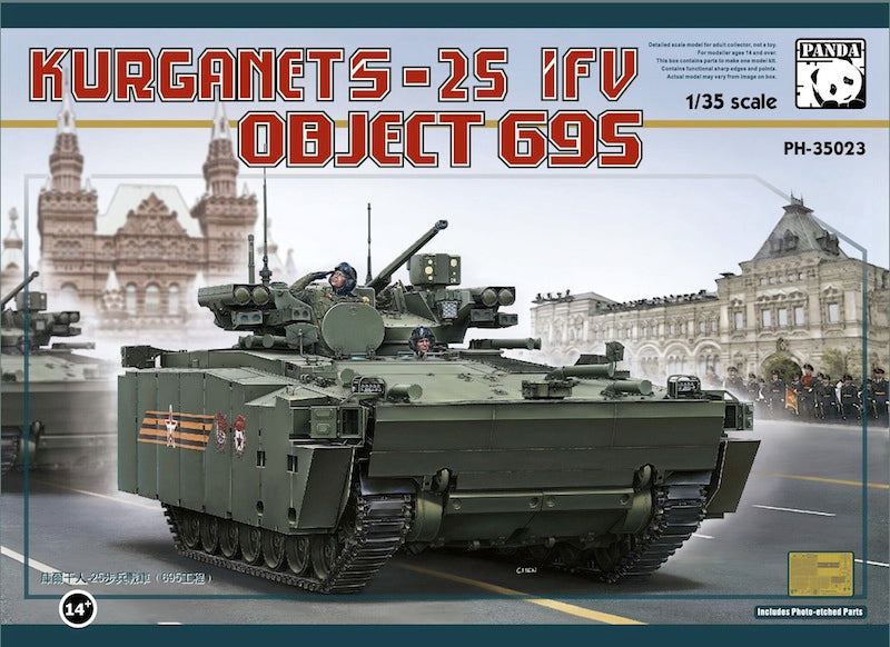 Panda Hobby 1/35 Kurganets-25 IFV Object 695 Model Tank Kit