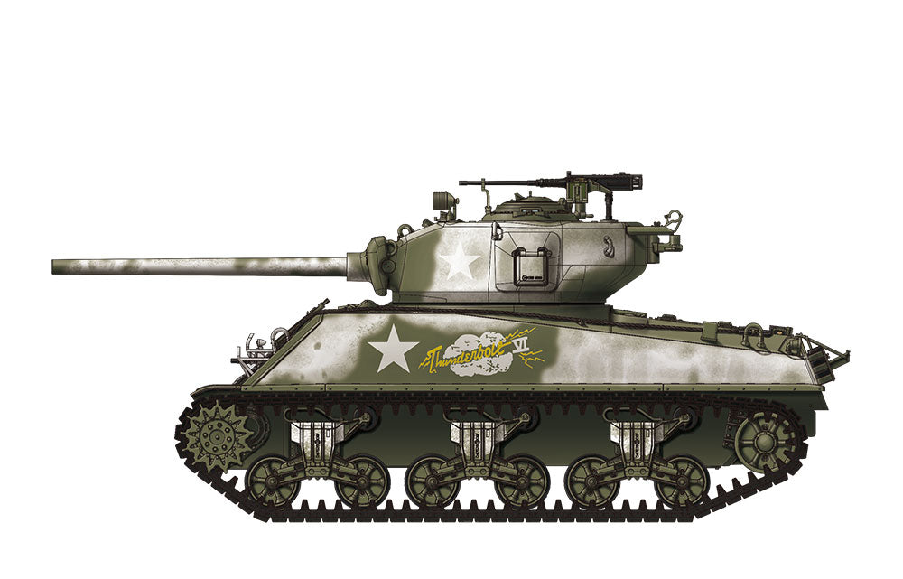 Meng Model 1/35 U.S. Medium Tank M4A3 (76)W Sherman Model Kit