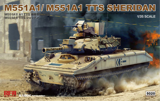 Rye Field 1/35 M551A1/M551A1 TTS Sheridan 5020 Model Kit