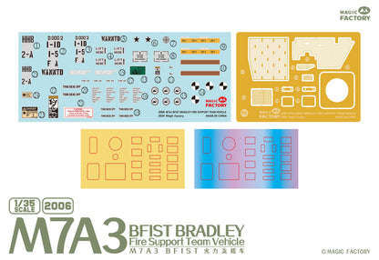 Magic Factory 1/35 2006 M7A3 BFIST Bradley Fire Support Team Vehicle