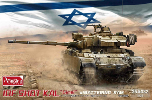 Amusing Hobby 1/35 IDF SHOT KAL "Gimel" w/ Battering RAM Model Kit