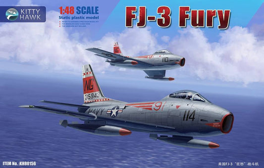 Kitty Hawk 1/48 FJ-3 Fury Model Aircraft Kit
