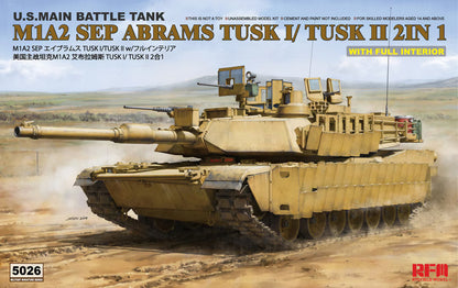 Rye Field 1/35 U.S. Main Battle Tank M1A2 SEP Abrams Model Kit
