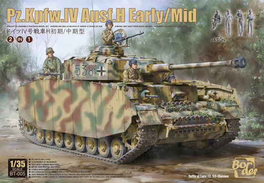 Border Model 1/35 Pz.Kpfw.IV Ausf.H Early/Mid BT-005 Model Kit