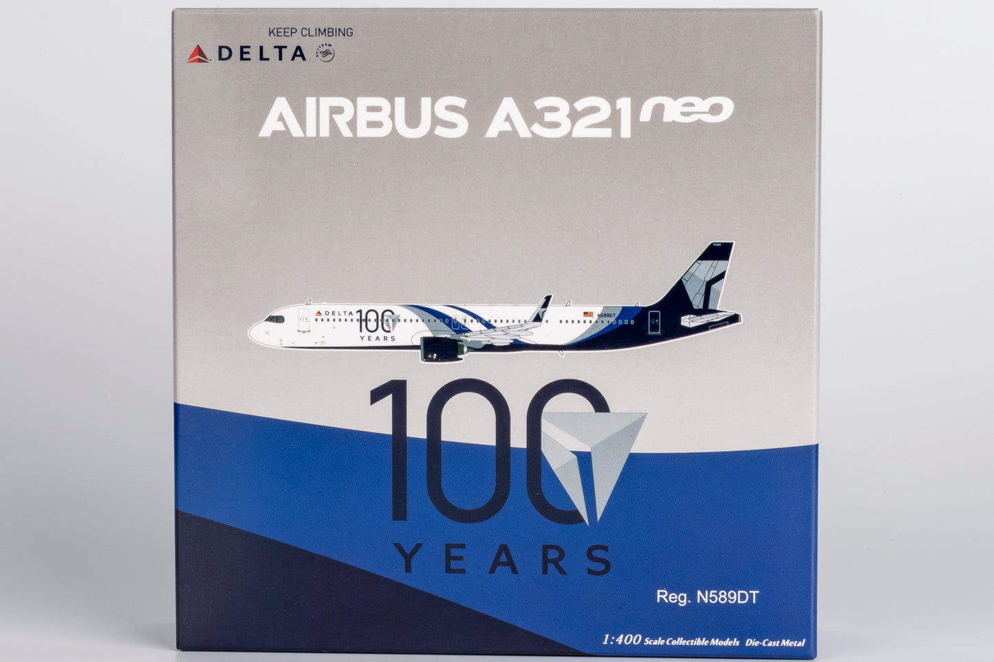 NG Models 1/400 Delta Air Lines A321neo N589DT Special Paint For The 100th Anniversary