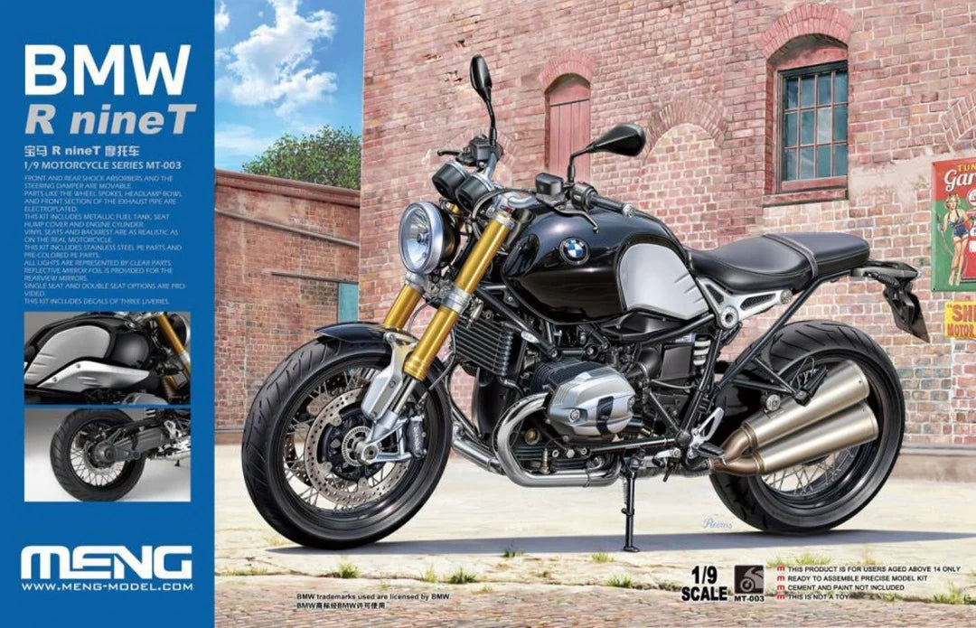 Meng Model 1/9 MT-003 BMW R nineT Model Kit