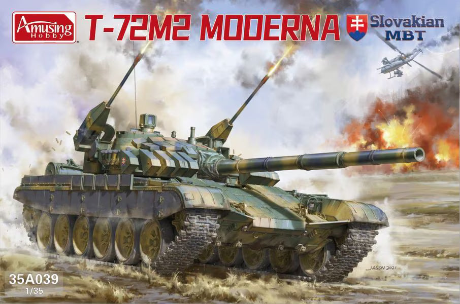 Amusing Hobby 1/35 Slovakian MBT T-72M2 "Moderna" Model Kit