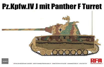 Rye Field 1/35 Pz.Kpfw.IV J mit Panther F Turret Model Kit