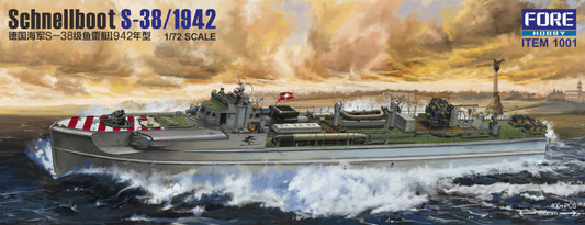 Foreart 1/72 1001 Schnellboot S-38/1942 Model Kit