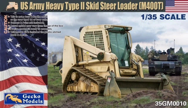 Gecko Models 1/35  US Army Heavy Type II Skid Steer Loader (READ DESC)