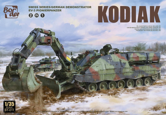 Border Model 1/35 Kodiak AEV-3 Pionierpanzer 2 in 1 Model Kit