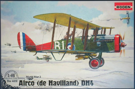 Roden 422 1/48 De Havilland D.H.4 Model Kit