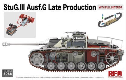 Rye Field 1/35 StuG.III Ausf.G Late Production w/Full Interior 5088