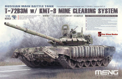 Meng Model 1/35 Russian T-72B3M w/ KMT-8 Mine Clearing System TS-053