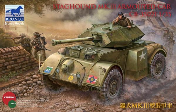 Bronco Models 1/35 Staghound Mk.III Armoured Car