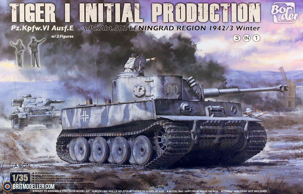 Border Model 1/35 BT-014 Tiger I Initial Production Leningrad Region 42/43 Winter