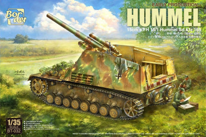 Border Model 1/35 15cm s.FH 18/1 Hummel Sd. Kfz. 165 Early Production BT-032