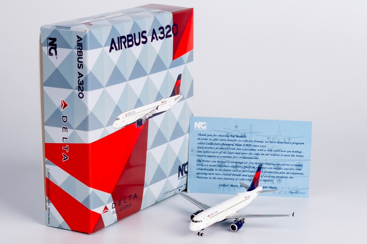 NG Models 1/400 Delta Air Lines A320-200 N368NW