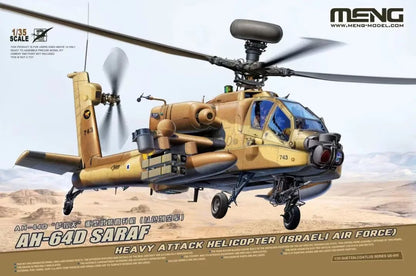 Meng Model 1/35 AH-64D Saraf Heavy Attack Helicopter