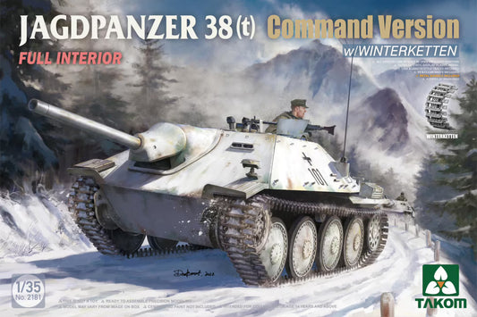 Takom 1/35 2181 Jagdpanzer 38(t) Command Version Full Interior