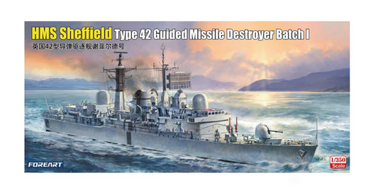 Foreart 1/350 HMS Sheffield Type 42 Guided Missile Destroyer