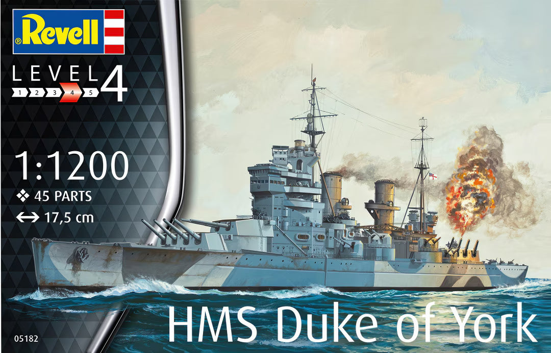 Revell 1/1200 Battleship HMS Duke of York