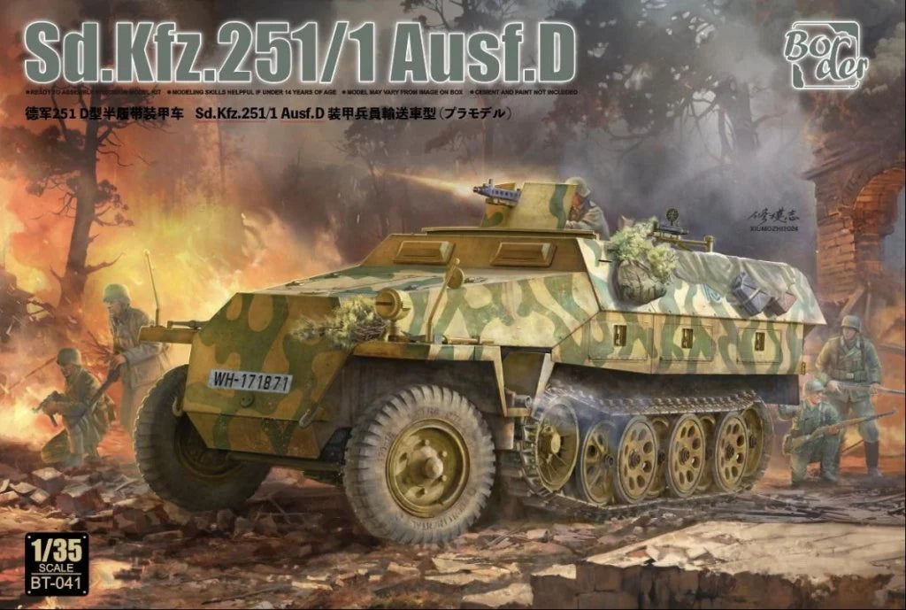 Border Model 1/35 Sd.Kfz.251/1 Ausf.D BT-041 Model Kit