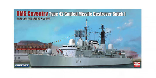 Foreart 1/350 HMS Coventry Type 42 Guided Missile Destroyer Model Kit