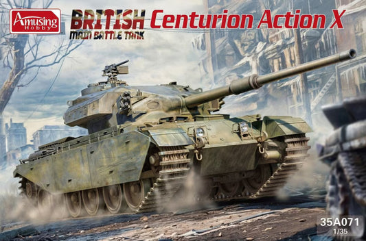 Amusing Hobby 1/35 British Centurion Action X Main Battle Tank Model Kit